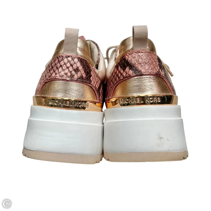 Shoes Designer By Michael Kors In Snakeskin Print, Size: 8