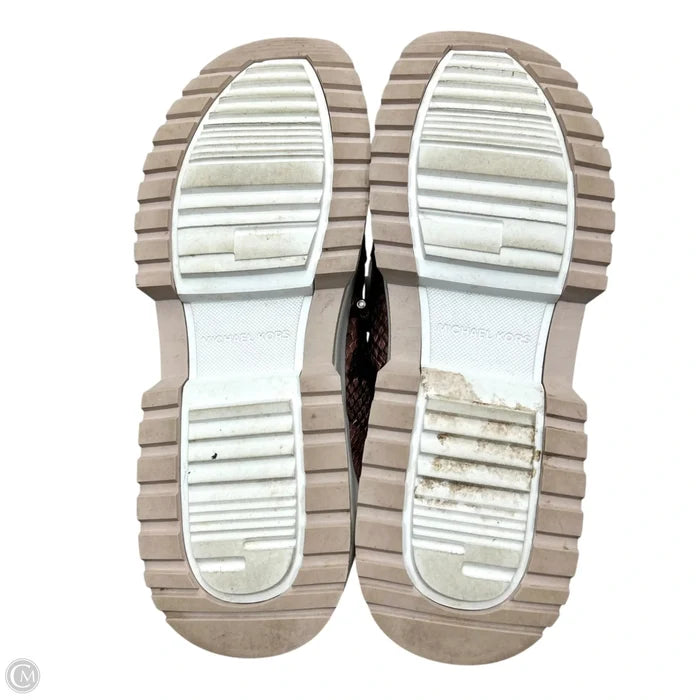 Shoes Designer By Michael Kors In Snakeskin Print, Size: 8