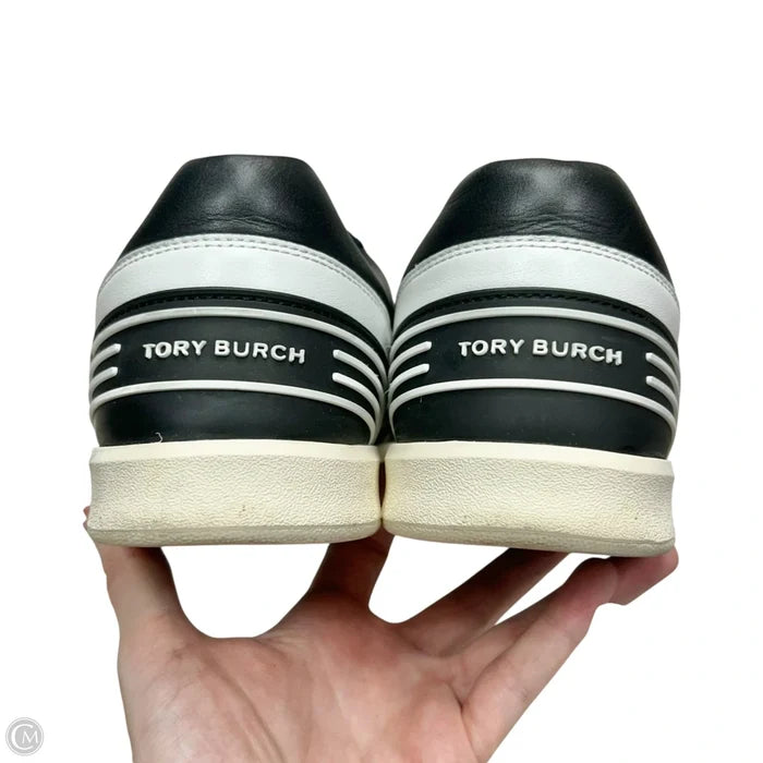 Shoes Designer By Tory Burch In Black & White, Size: 8