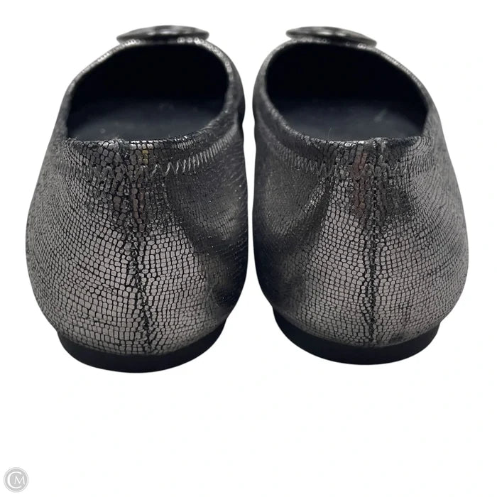 Shoes Designer By Tory Burch In Silver, Size: 7.5