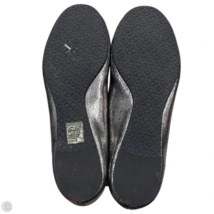 Shoes Designer By Tory Burch In Silver, Size: 7.5