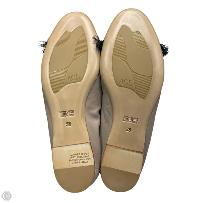 Shoes Flats By Agl In Taupe, Size: 7.5