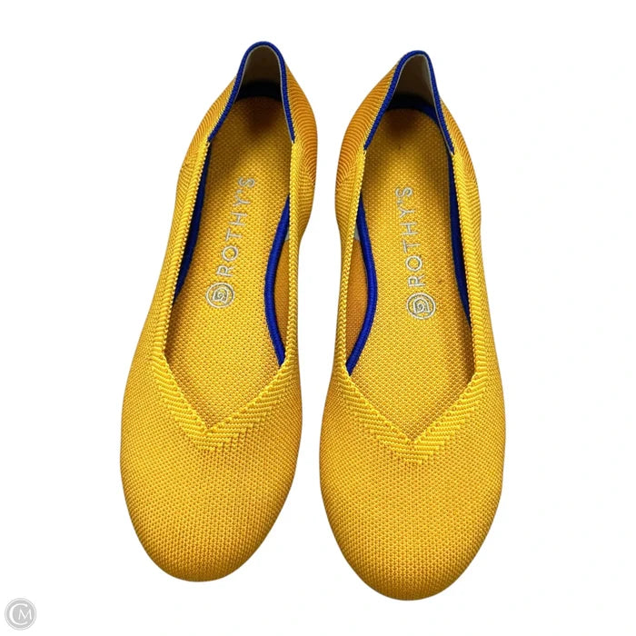 Shoes Flats By Rothys In Yellow, Size: 10.5