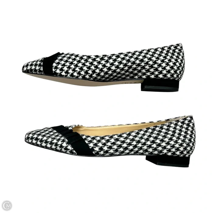 Shoes Flats By Talbots In Black & White, Size: 7
