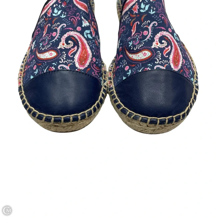 Shoes Flats By Talbots In Blue & Pink, Size: 6.5