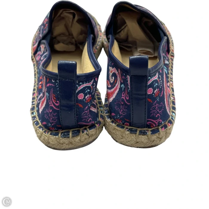 Shoes Flats By Talbots In Blue & Pink, Size: 6.5