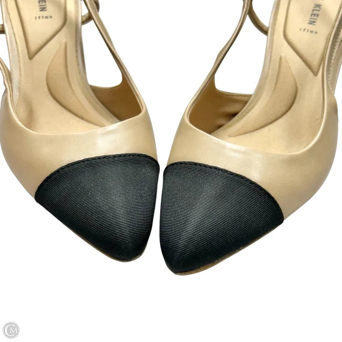 Shoes Heels Block By Anne Klein In Black & Tan, Size: 9.5