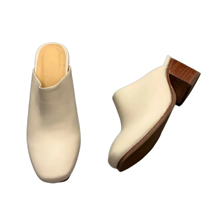 Shoes Heels Block By Nisolo In Cream, Size: 7.5