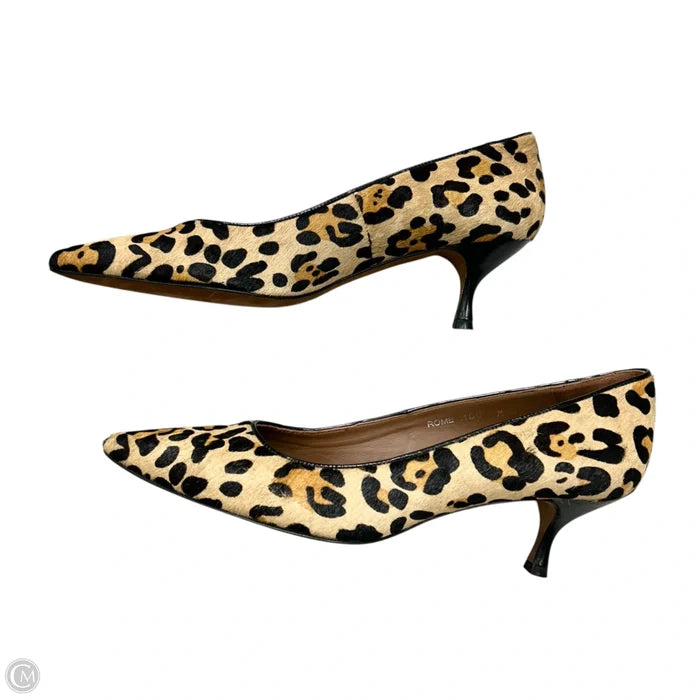 Shoes Heels Kitten By Donald Pliner In Animal Print, Size: 10