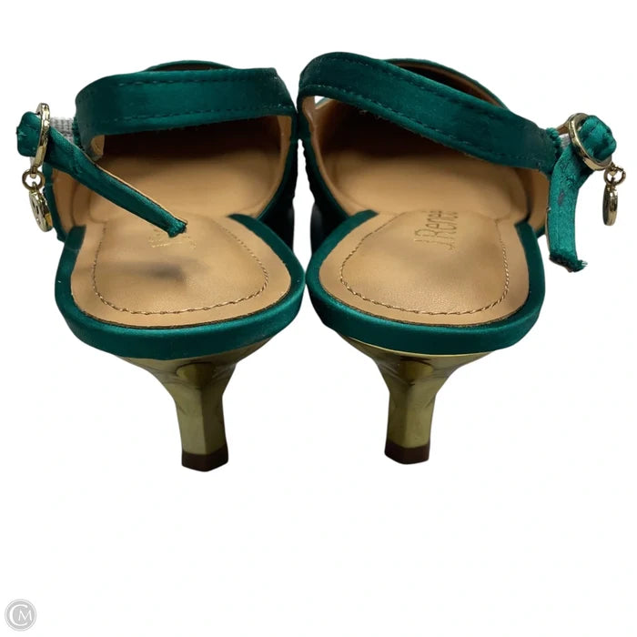 Shoes Heels Kitten By J Renee In Green, Size: 9