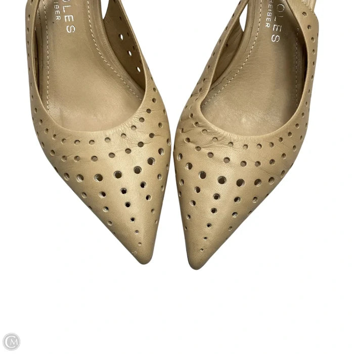 Shoes Heels Kitten By Robyn Shreiber In Tan, Size: 6.5