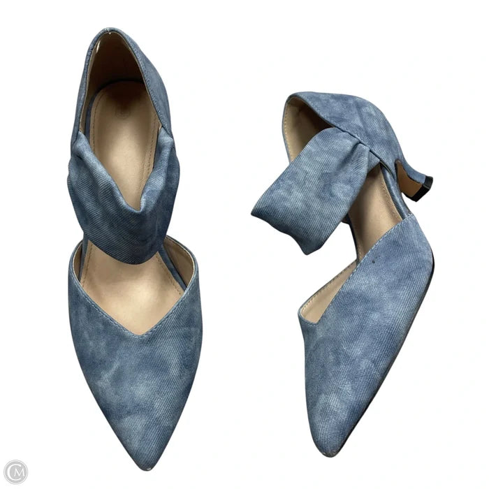 Shoes Heels Kitten In Blue, Size: 6