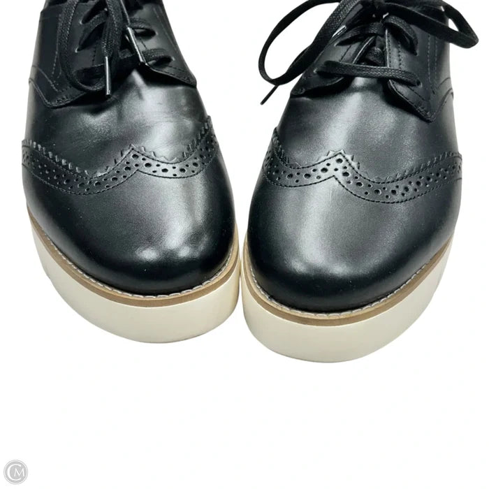 Shoes Heels Platform By Cole-haan In Black & White, Size: 8