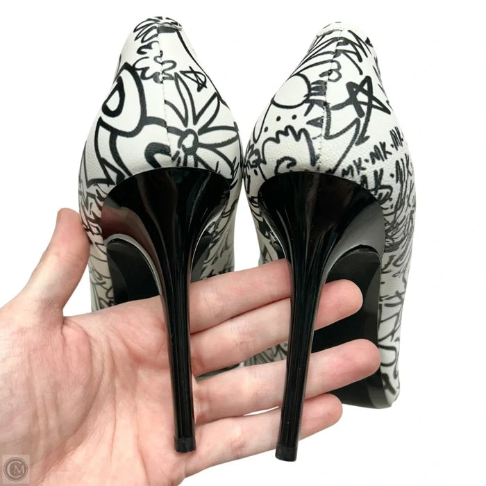 Shoes Heels Stiletto By Michael By Michael Kors In Black & White, Size: 8
