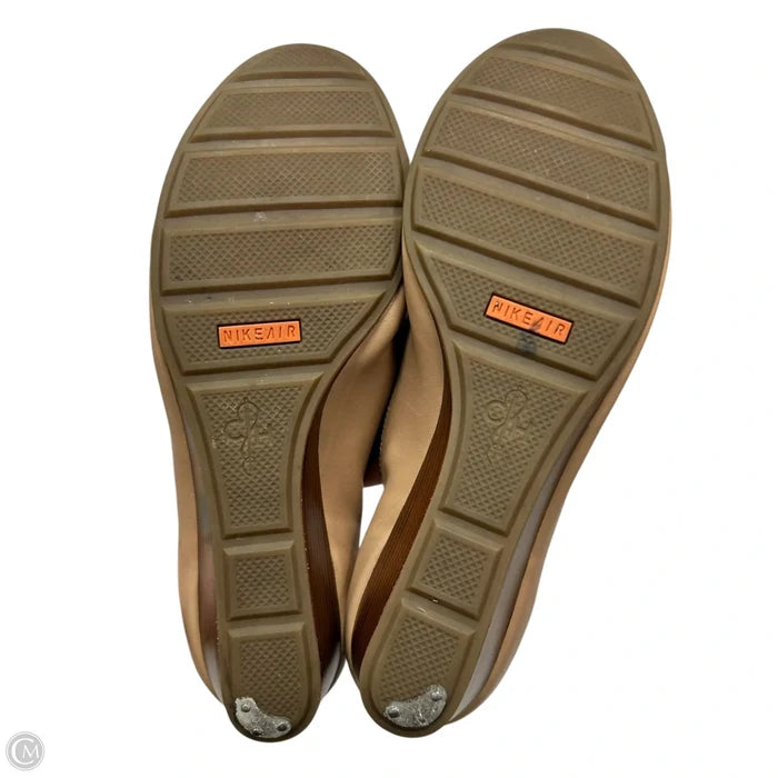 Shoes Heels Wedge By Cole-haan In Tan, Size: 8.5