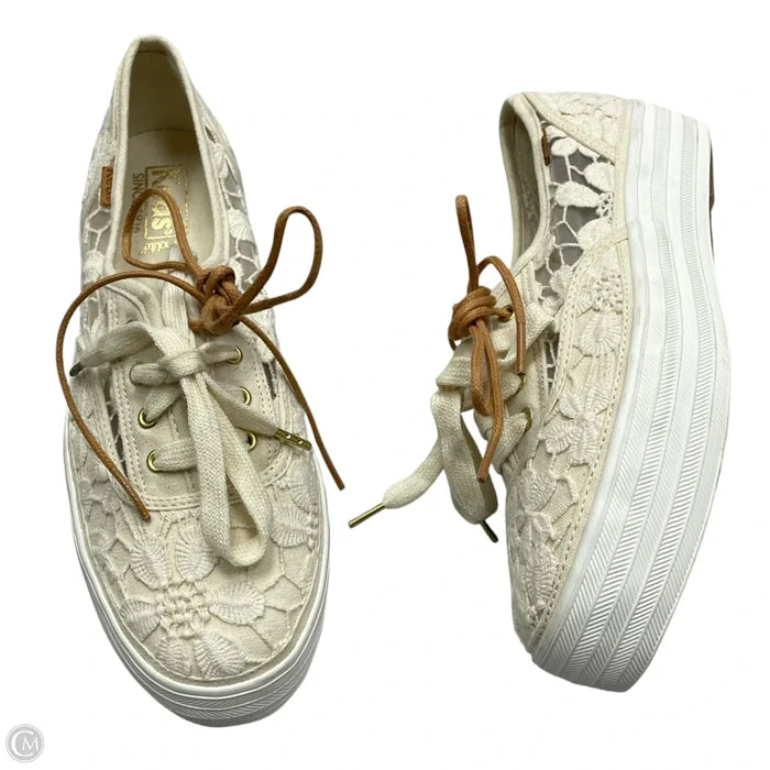 Shoes Sneakers By Keds In Cream, Size: 7.5
