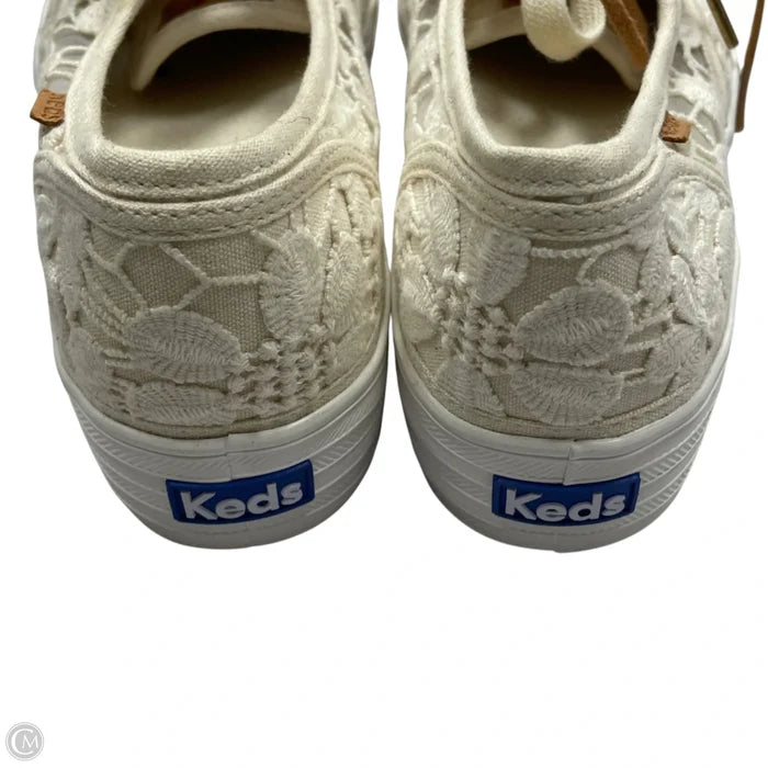 Shoes Sneakers By Keds In Cream, Size: 7.5