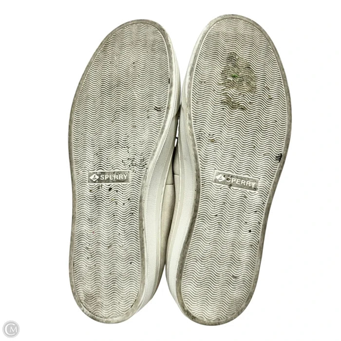 Shoes Sneakers By Sperry In Cream, Size: 8.5