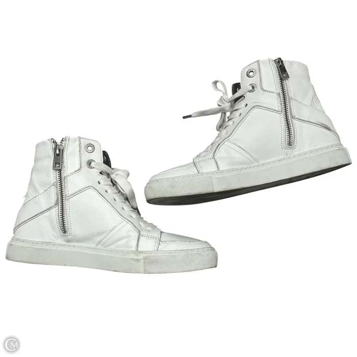 Shoes Sneakers By Zadig And Voltaire In White, Size: 6.5
