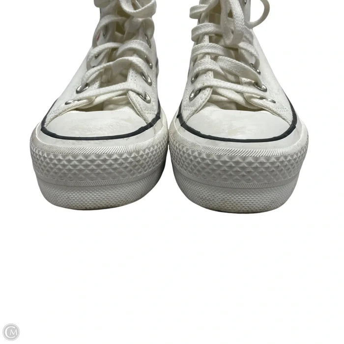 Shoes Sneakers Platform By Converse In White, Size: 5.5