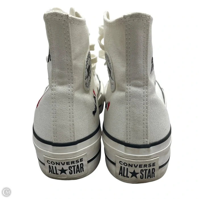 Shoes Sneakers Platform By Converse In White, Size: 5.5
