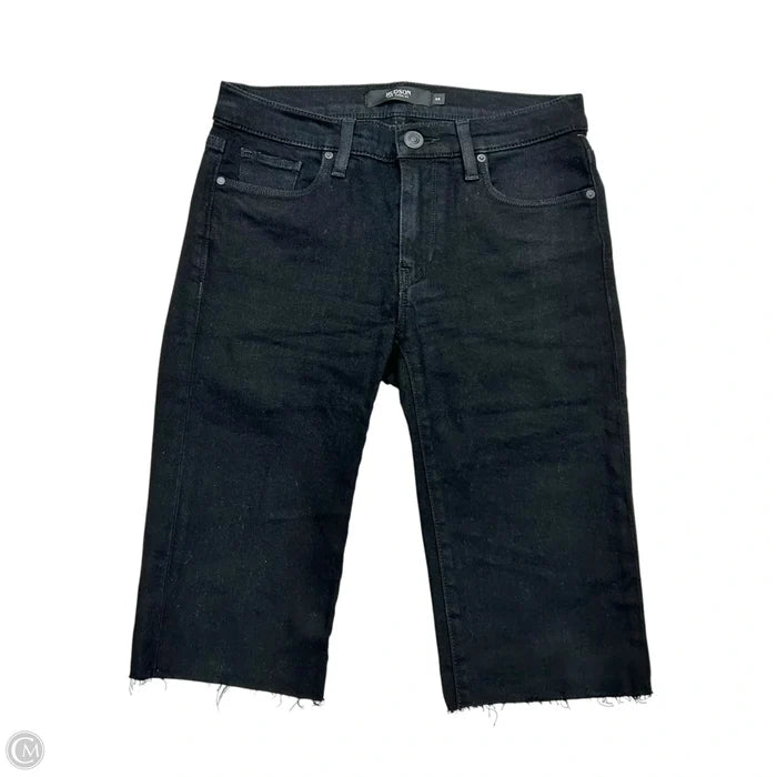 Shorts By Hudson In Black Denim, Size: 0