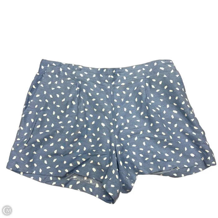 Shorts By Loft In Blue & White, Size: L