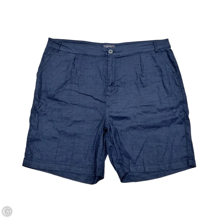 Shorts By Not Your Daughters Jeans In Navy, Size: 14