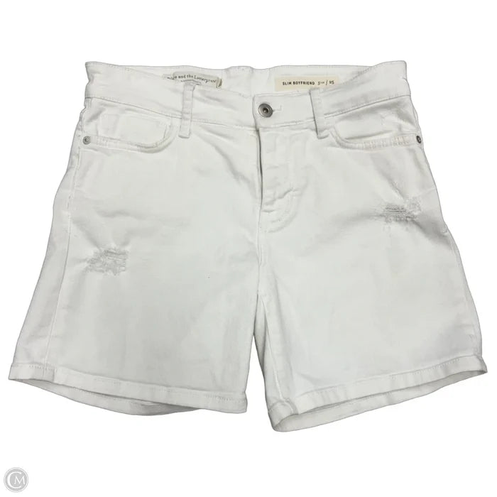 Shorts By Pilcro In White Denim, Size: 2