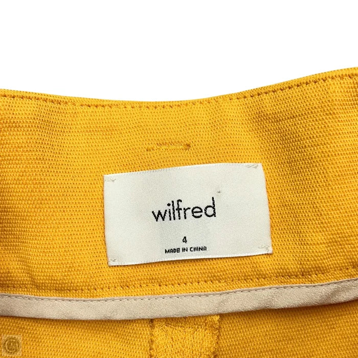 Shorts By Wilfred In Yellow, Size: 4