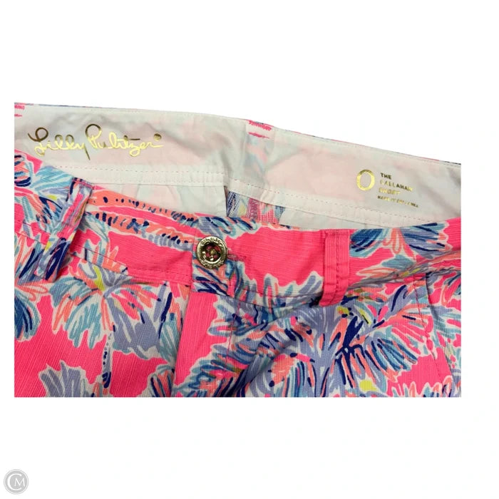 Shorts Designer By Lilly Pulitzer In Blue & Pink, Size: 0