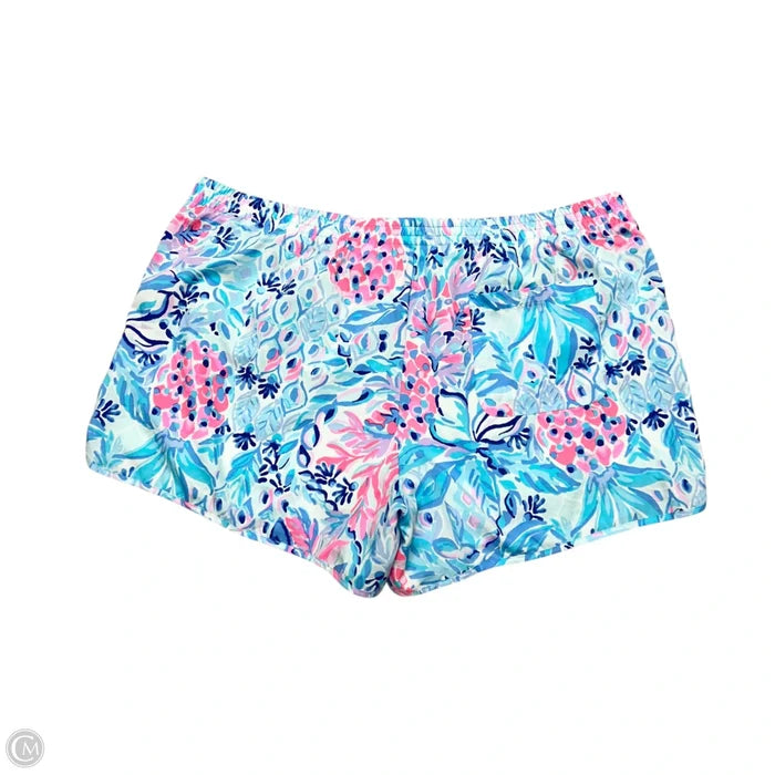 Shorts Designer By Lilly Pulitzer In Blue & Pink, Size: Xl