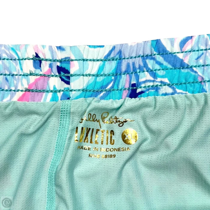 Shorts Designer By Lilly Pulitzer In Blue & Pink, Size: Xl