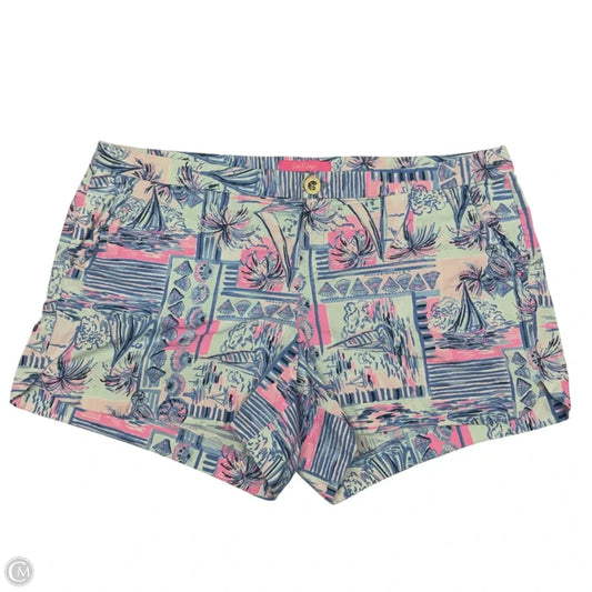 Shorts Designer By Lilly Pulitzer In Blue & Purple, Size: 16