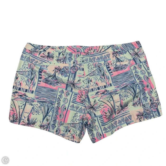Shorts Designer By Lilly Pulitzer In Blue & Purple, Size: 16