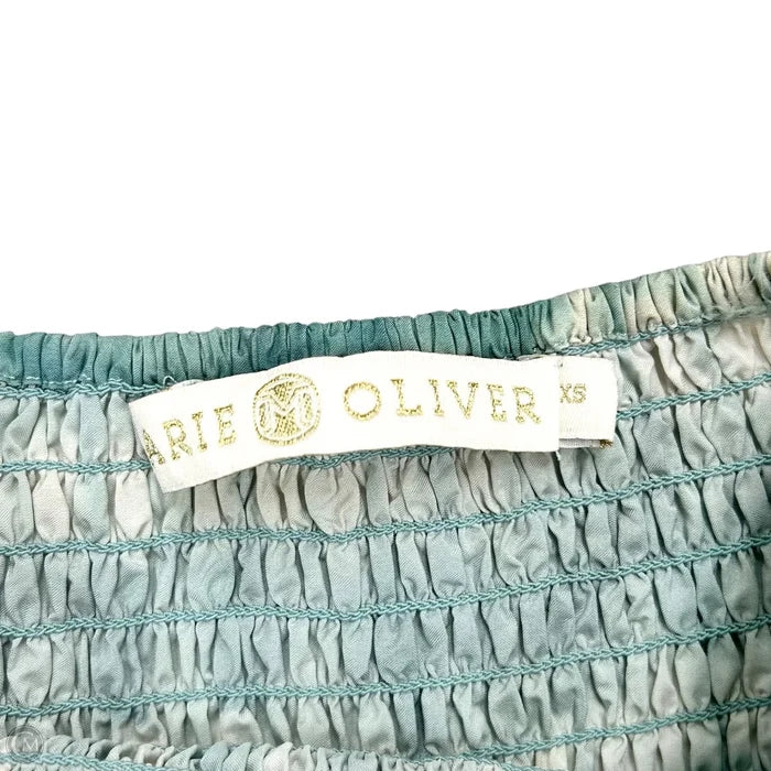 Skirt Maxi By Marie Oliver In Blue & Cream, Size: Xs