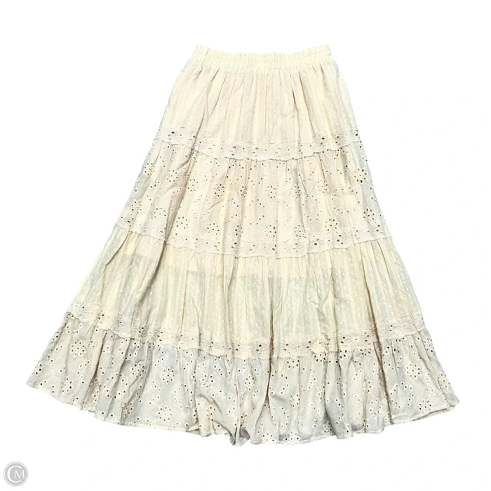 Skirt Maxi By &merci In Cream, Size: S