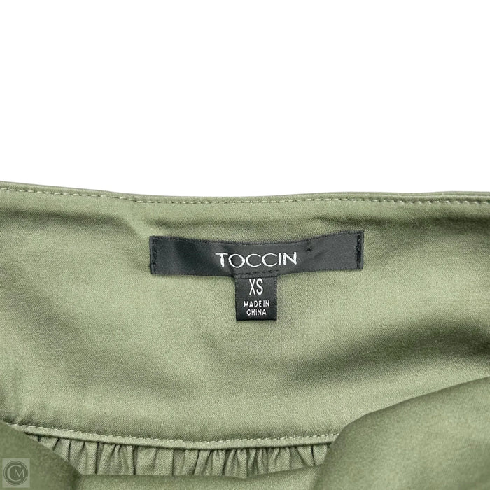 Skirt Maxi By Toccin In Green, Size: Xs