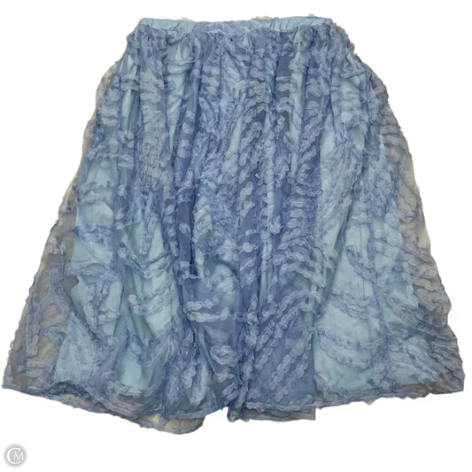Skirt Midi By Eloquii In Blue, Size: 14