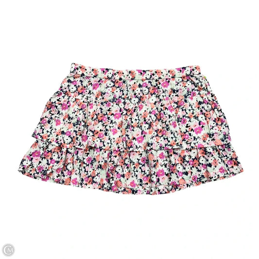 Skirt Mini & Short By Universal Thread In Pink & White, Size: 1x