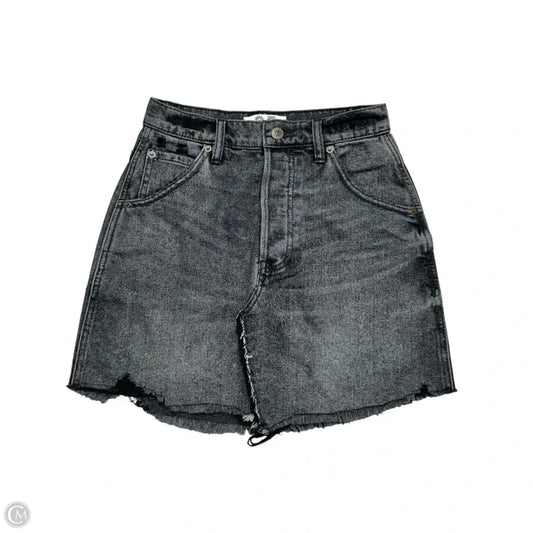 Skirt Mini & Short By We The Free In Black Denim, Size: 0