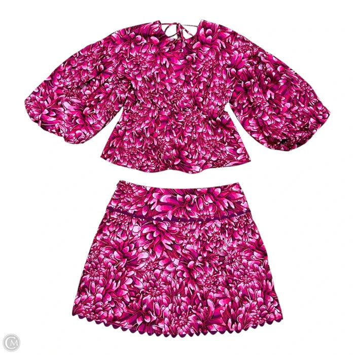 Skirt Suit 2pc By Target x Kika Vargas In Pink & Purple, Size: S