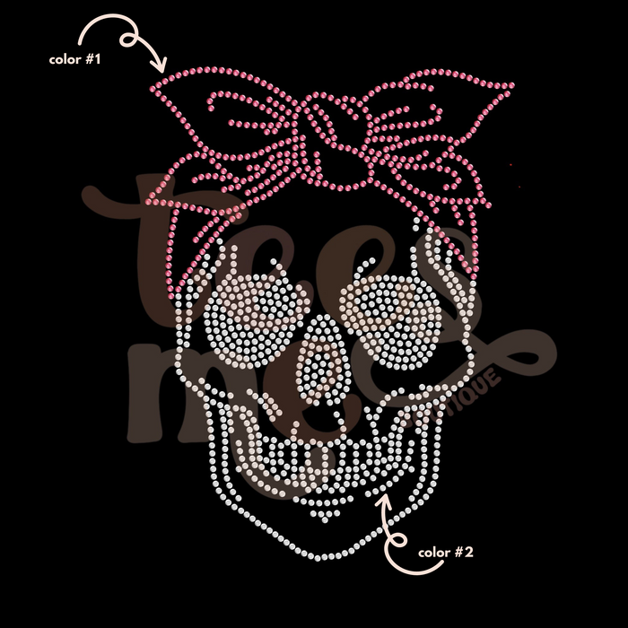 Skull Bandana SPANGLE TRANSFER