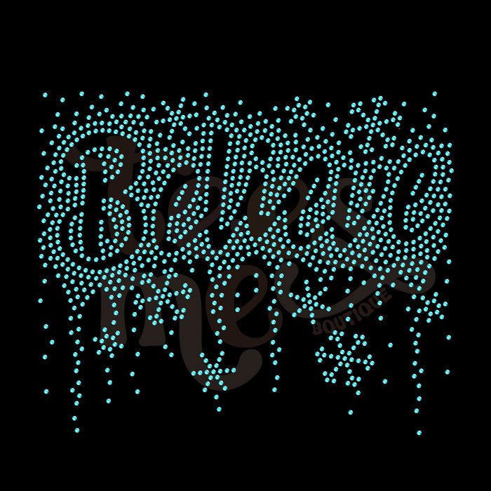 Snowflake Believe SPANGLE TRANSFER