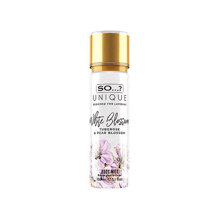 So...? Unique White Blossom Body Mist 150ml Spray