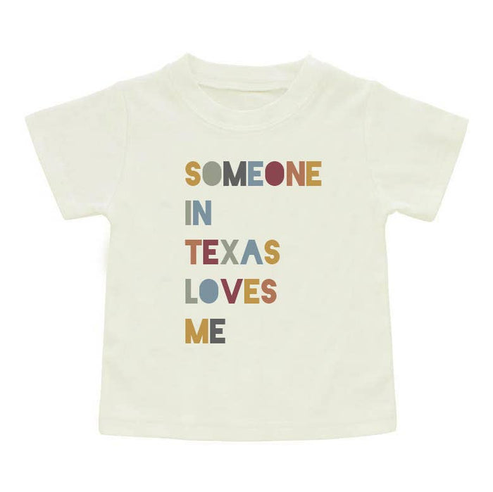 Someone in TX Loves Me Kids Shirt