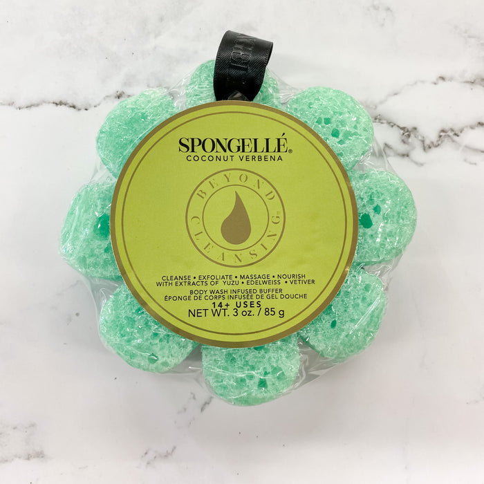 Spongelle Wild Flower Bath Sponge: Coconut Verbena - Lyla's: Clothing & Gifts - Online and Rockwall Texas Boutique