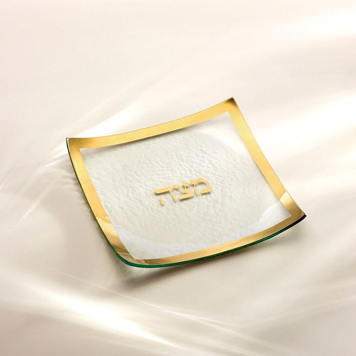 Square Matza Plate 10"