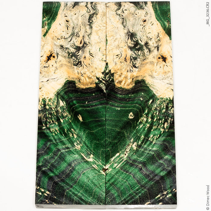 Stabilized wood box elder burl panels