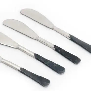 Stone Handle Stainless Steel Utensils (3 Styles)
